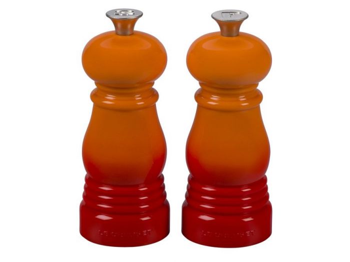 Acrylic Classic Petite Salt and Pepper Mill Set by Kiss the Cook