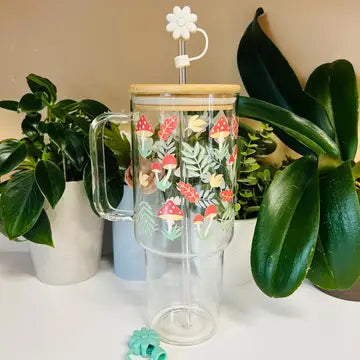 40 oz Glass Tumbler Mug