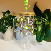 40 oz Glass Tumbler Mug