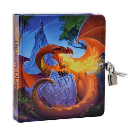Keep Out Glow in the Dark Lock and Key Dragon Diary