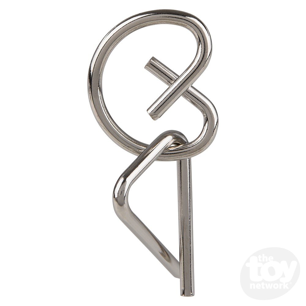 Brain Teaser IQ Puzzle Wire Metal Boxed 2" (Sold Individually) by Homeportonline