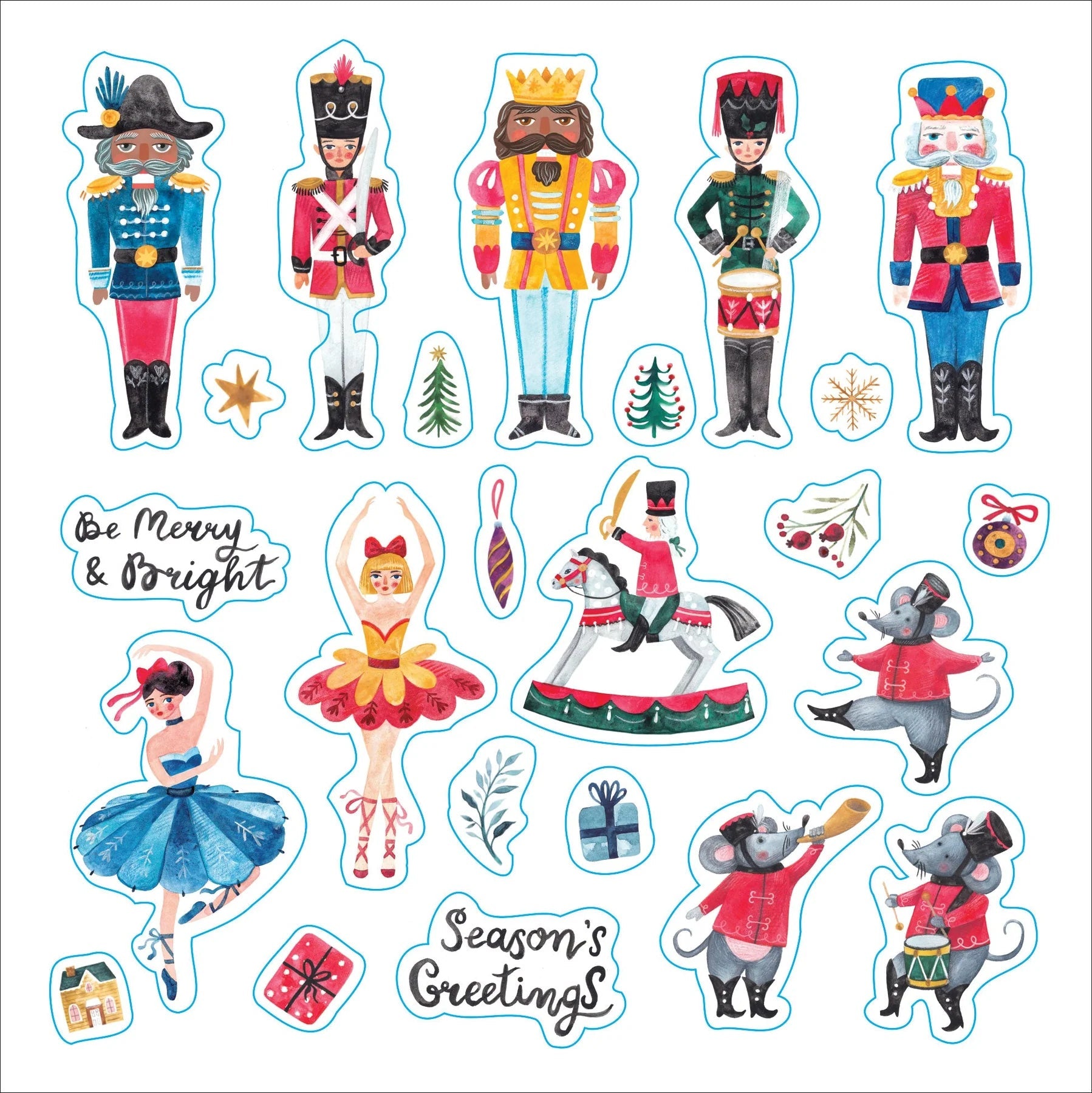 Sticker Book Christmas Merry & Bright! by Homeportonline