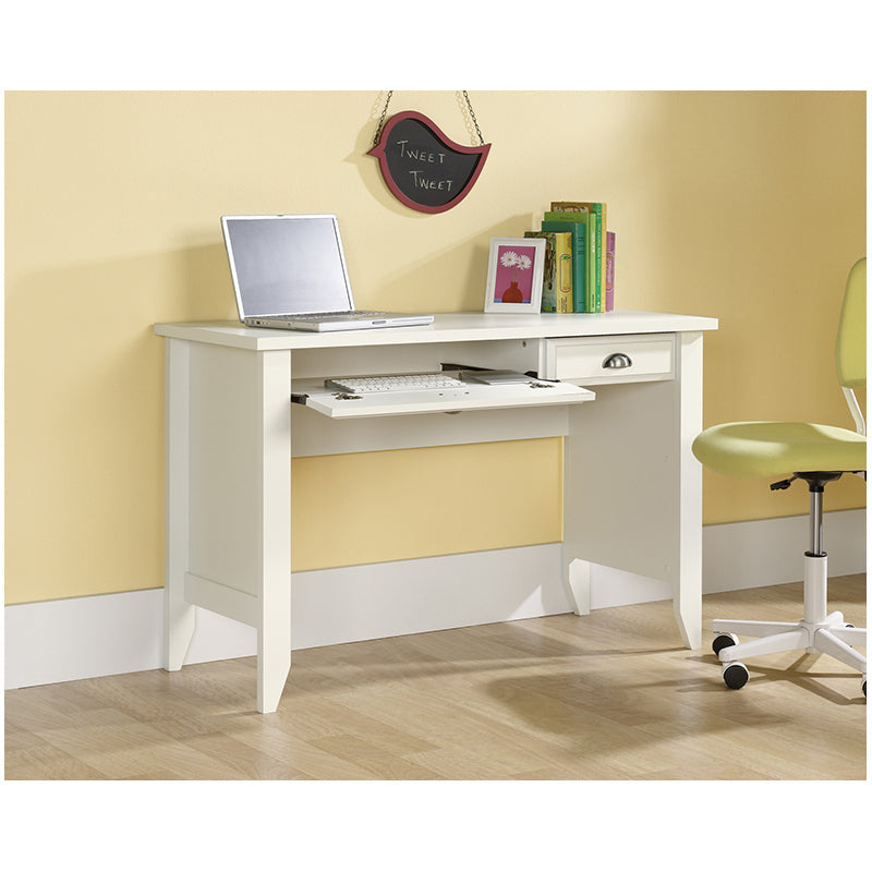 Shoal Creek Computer Desk Soft White Finish by Homeportonline