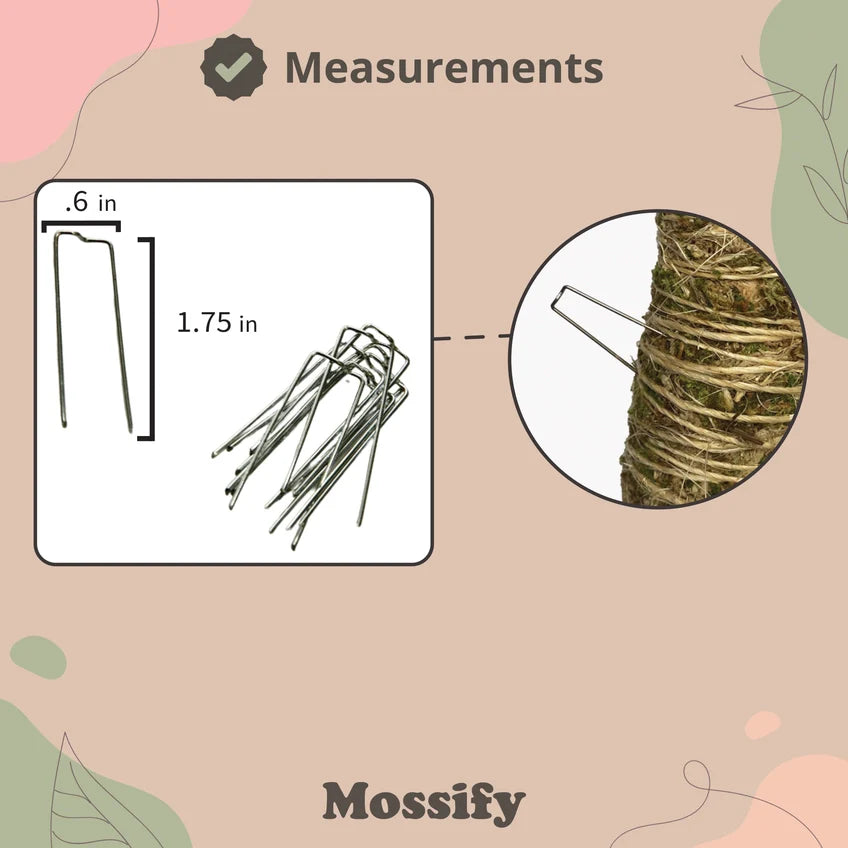 Floral Pins - Greening Pins - Pins For Moss Poles