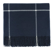 Throw Blanket Glasgow Navy 50 x 68 by Homeportonline