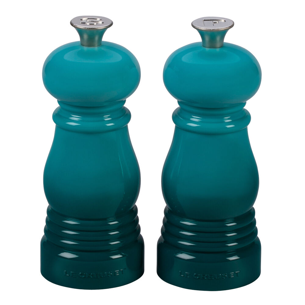 Acrylic Classic Petite Salt and Pepper Mill Set by Kiss the Cook