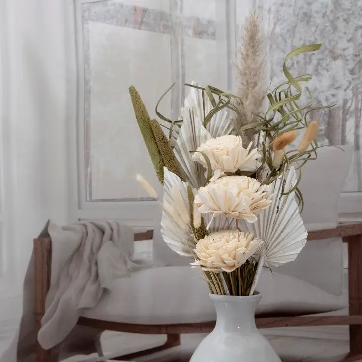 Pampas & Sola Flower Bouquet