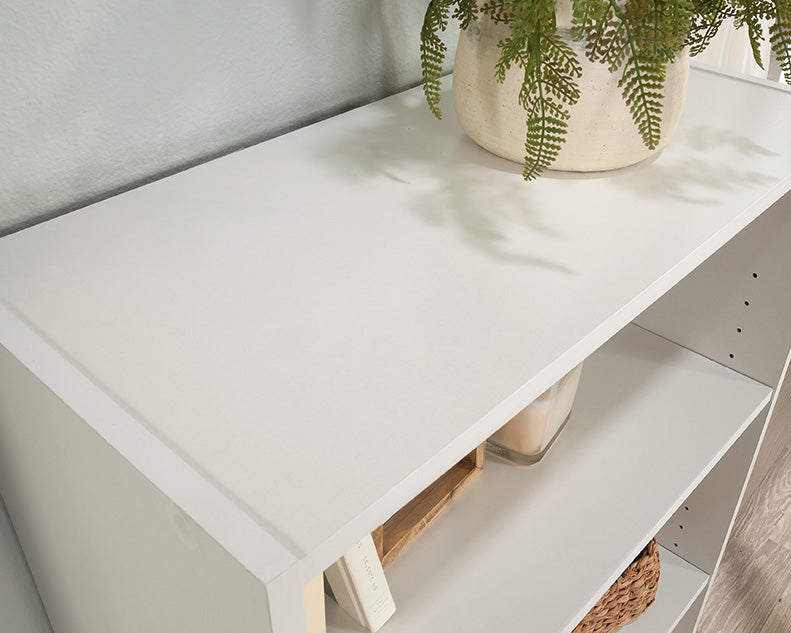 Beginnings Bookcase Soft White Three Shelf by Homeportonline