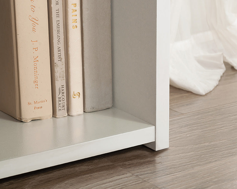 Beginnings Bookcase Soft White Three Shelf by Homeportonline