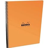 Rhodia Meeting Notebook 6.5x8.25 Orange
