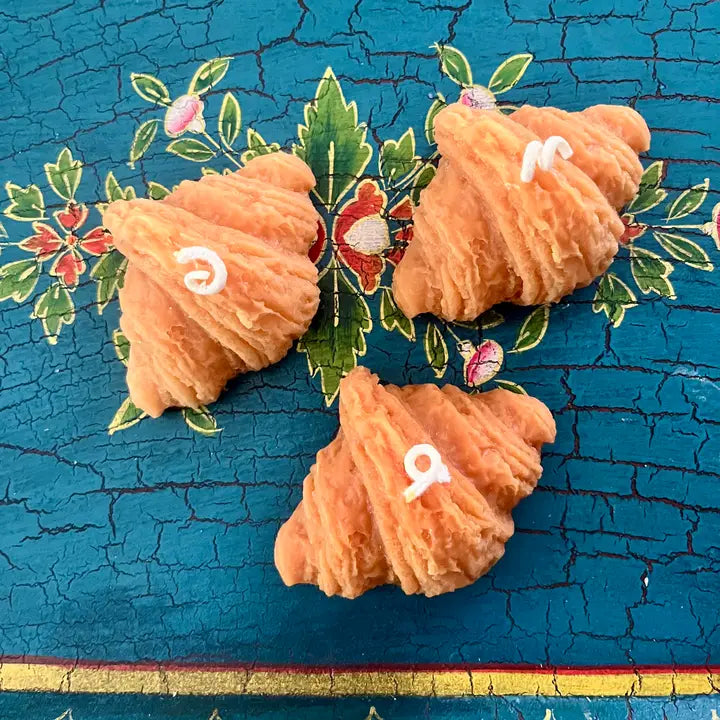 Croissant Beeswax Candle