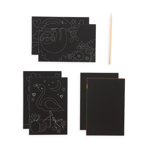 Scratch & Scribble Mini Art Kit Funtastic Friends by Homeportonline