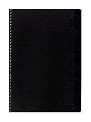 Clairefontaine Classic Wirebound Notebooks 8 1/4 in. x 11 3/4 in. ruled with margin, black cover 50 sheets (B00880U9AU)