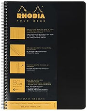 Rhodia Wirebound Notebook, A4+, Lined - Black (B001DC5NWE)