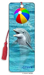 3D Royce Bookmark - Beach Ball (Dolphin) - by Artgame (B005VSC860)