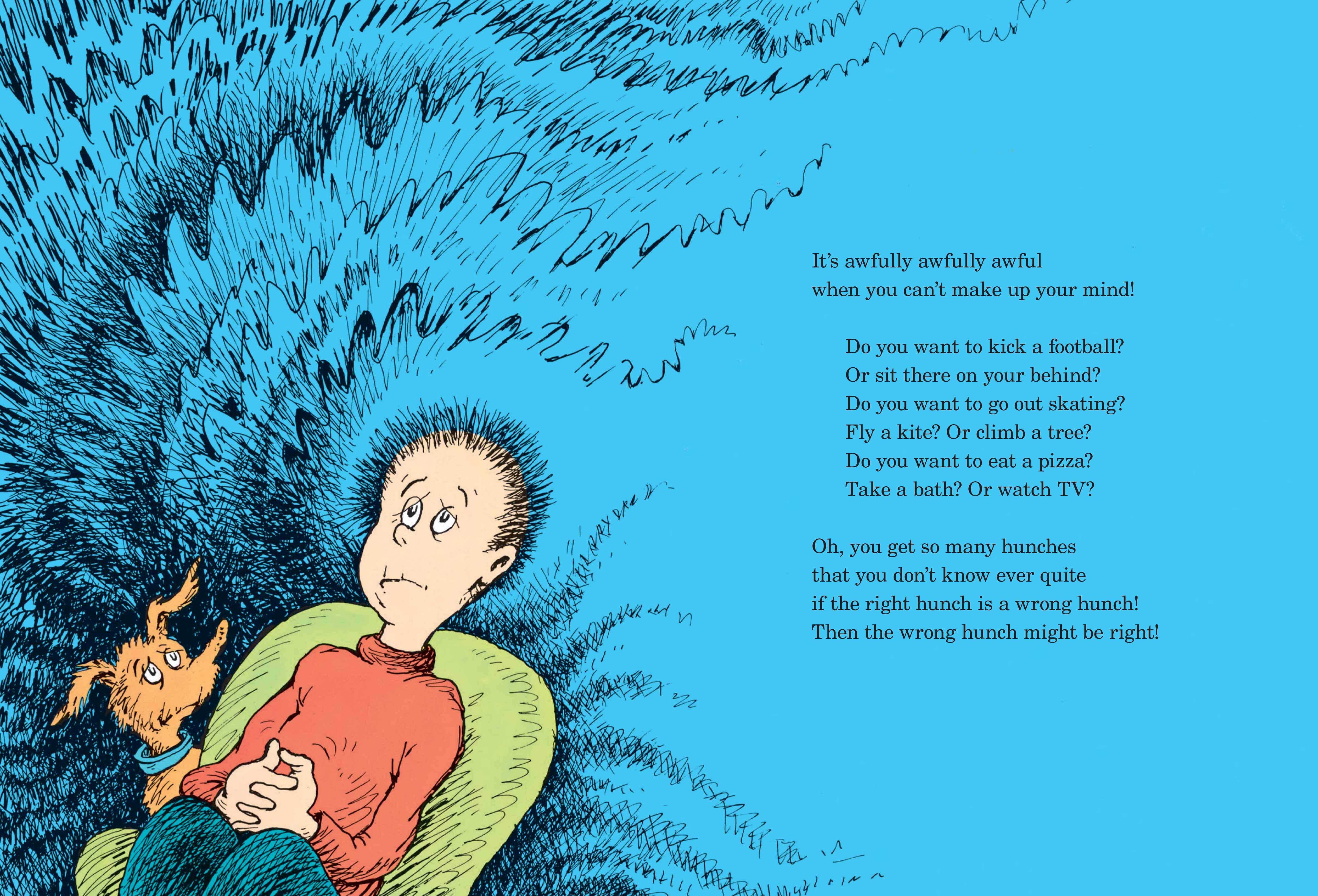 Dr. Seuss Book Hunches in Bunches (8x11 Format) by Homeportonline