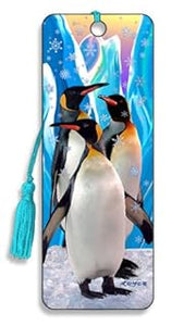 3D Royce Bookmark - Snowflakes - by Artgame (Penguins) (B0042L1KF2)