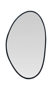 Mirror Oblong Metal Framed Black 27.5"W x 15.75"H by Homeportonline