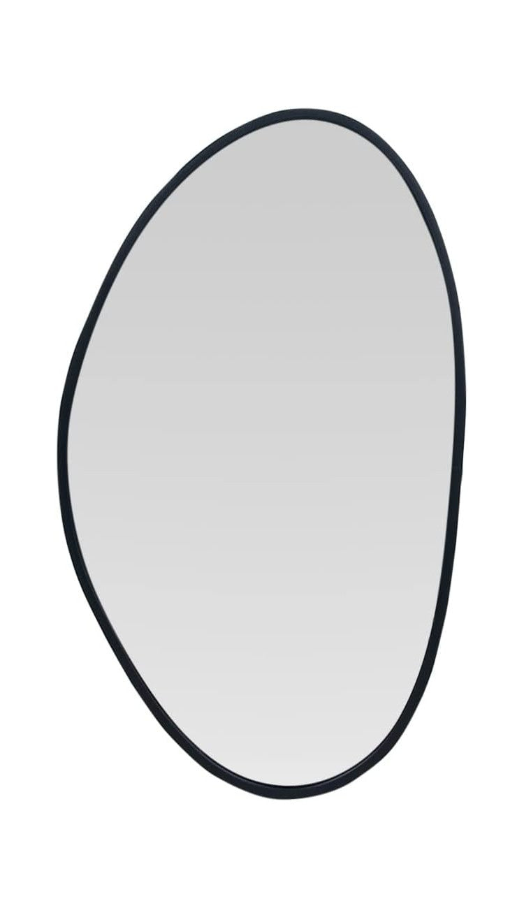 Mirror Oblong Metal Framed Black 27.5"W x 15.75"H by Homeportonline