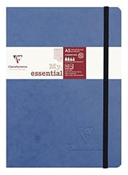 Clairefontaine 793464C A5 Age Bag Essentials Thread, Bound Notebook, Lined, 192 Pages, Blue (B00XCGCXC2)