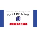 J. Herbin Fountn Pen Ink 10Ml Eclat De Saphir