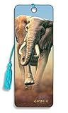 Artgame - Charging Elephant - 3D Bookmark