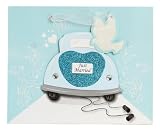Jillson Roberts Medium Gift Bag, I Do! I Do! Wedding, 6-Count (MT122)