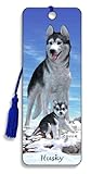 Artgame - Husky - 3D Bookmark