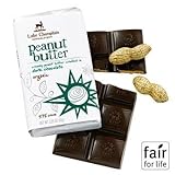 LAKE CHAMPLAIN CHOCOLATES, ORGANIC DARK CHOCOLATE, PEANUT BUTTER