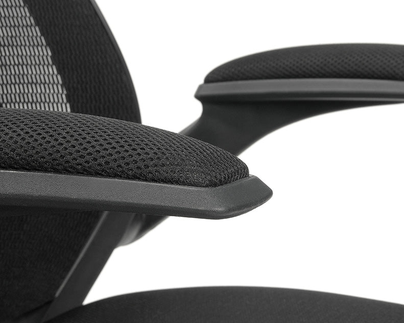 Gruga Managers Chair Mesh Black Finish by Homeportonline