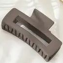 Solid Color Rectangle Shaped Hair Claw