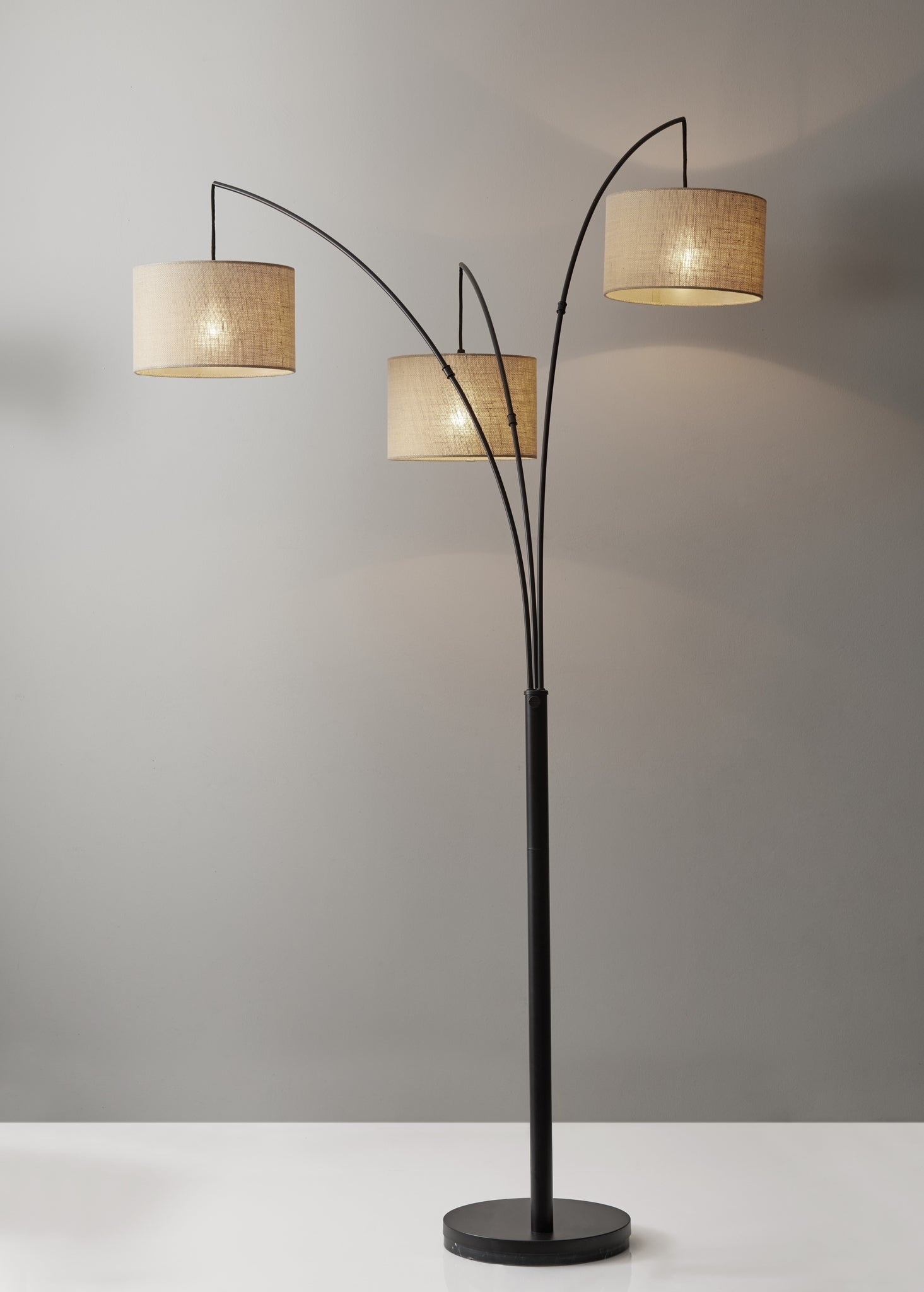 Trinity Arc Lamp Antique Bronze by Homeportonline