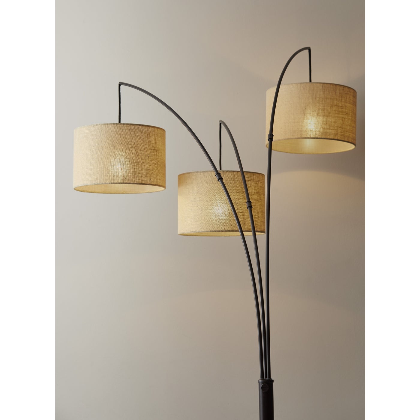 Trinity Arc Lamp Antique Bronze by Homeportonline