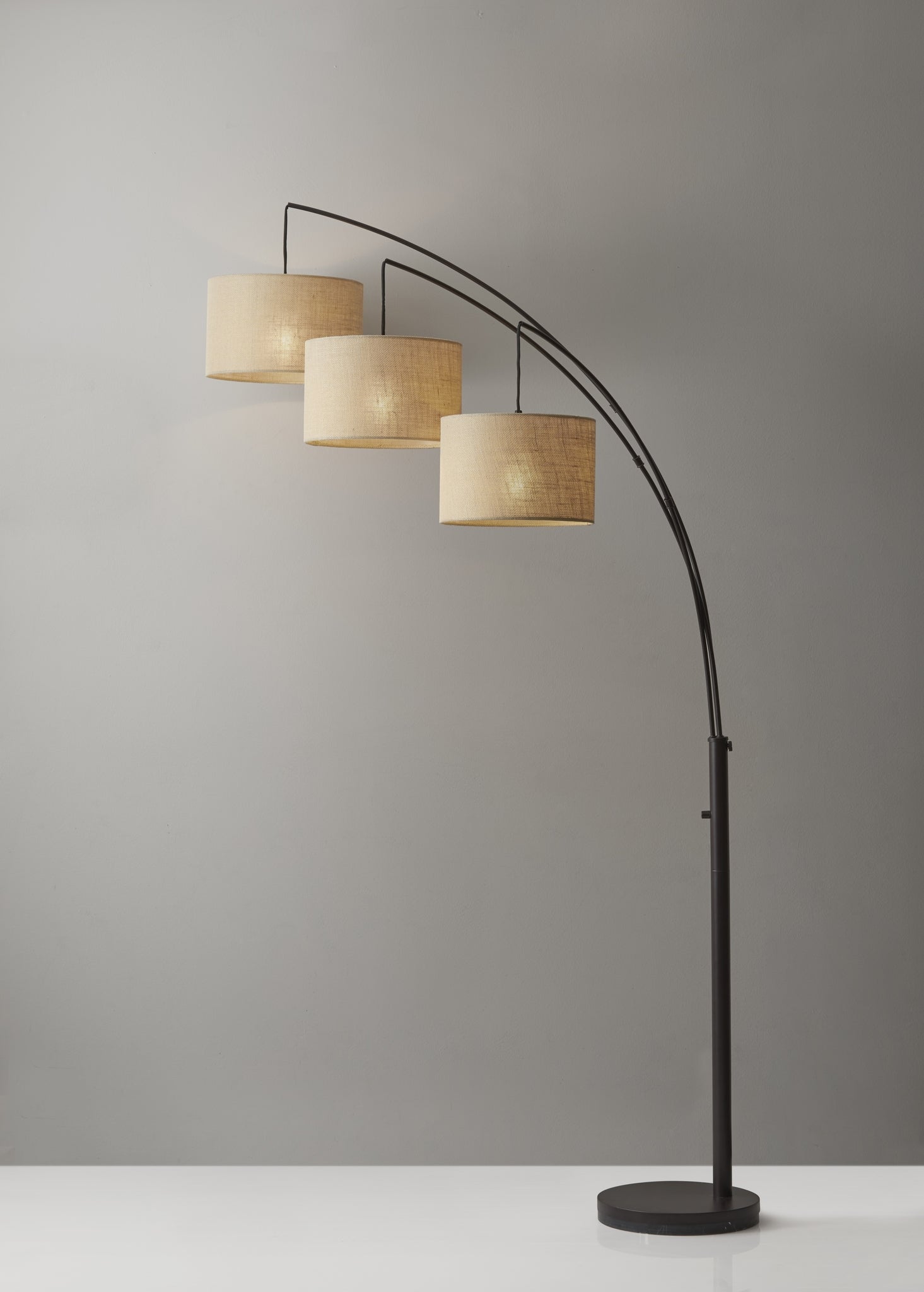 Trinity Arc Lamp Antique Bronze by Homeportonline