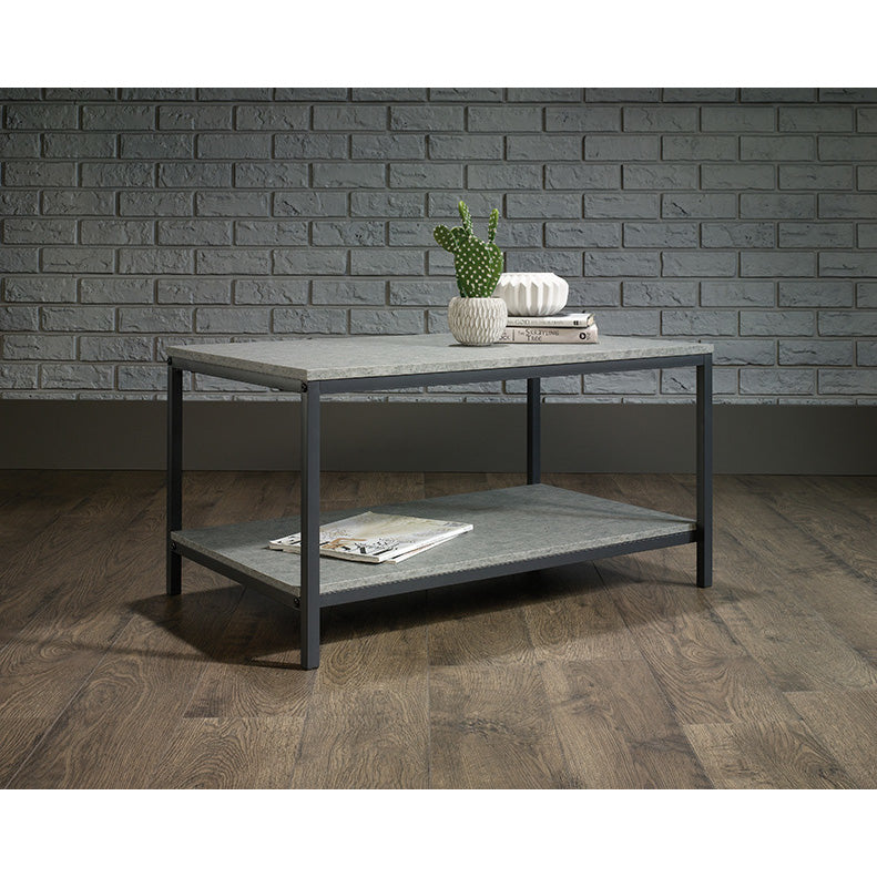 North Avenue Coffee Table Faux Concrete Finish by Homeportonline