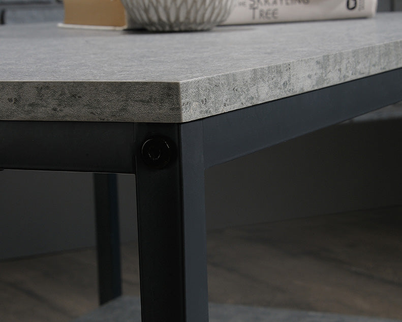 North Avenue Coffee Table Faux Concrete Finish by Homeportonline