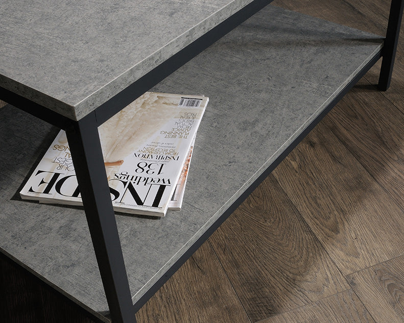 North Avenue Coffee Table Faux Concrete Finish by Homeportonline