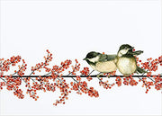 DLX Bx: Winterberry & Chickadees