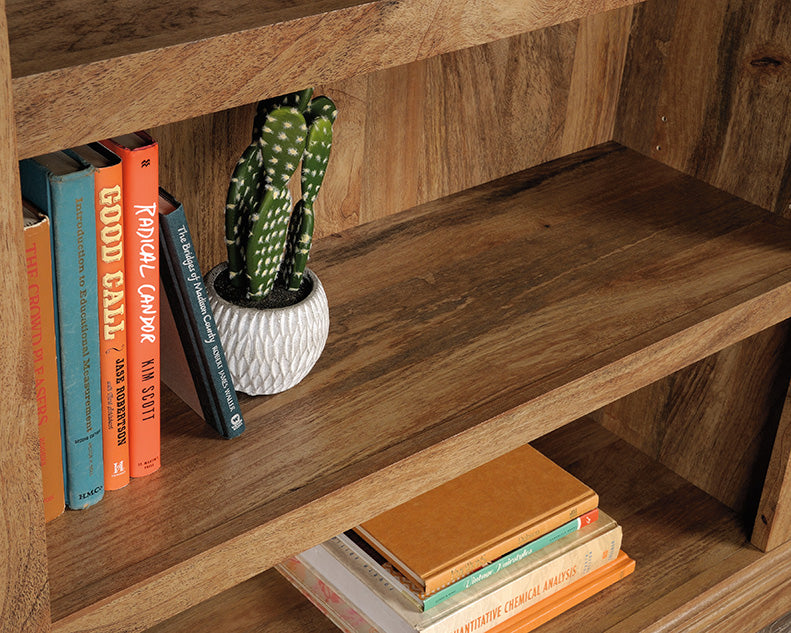 Sauder Select Bookcase Sindoori Mango Finish Three Shelf Traditional by Homeportonline