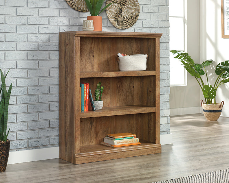 Sauder Select Bookcase Sindoori Mango Finish Three Shelf Traditional by Homeportonline
