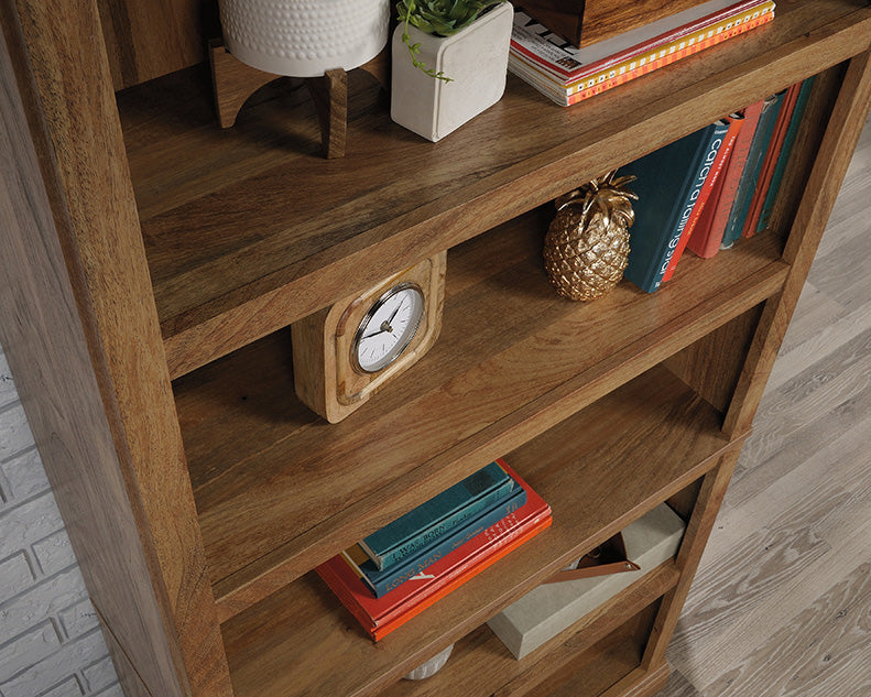Sauder Select Bookcase Sindoori Mango Finish Five Shelf Unit by Homeportonline