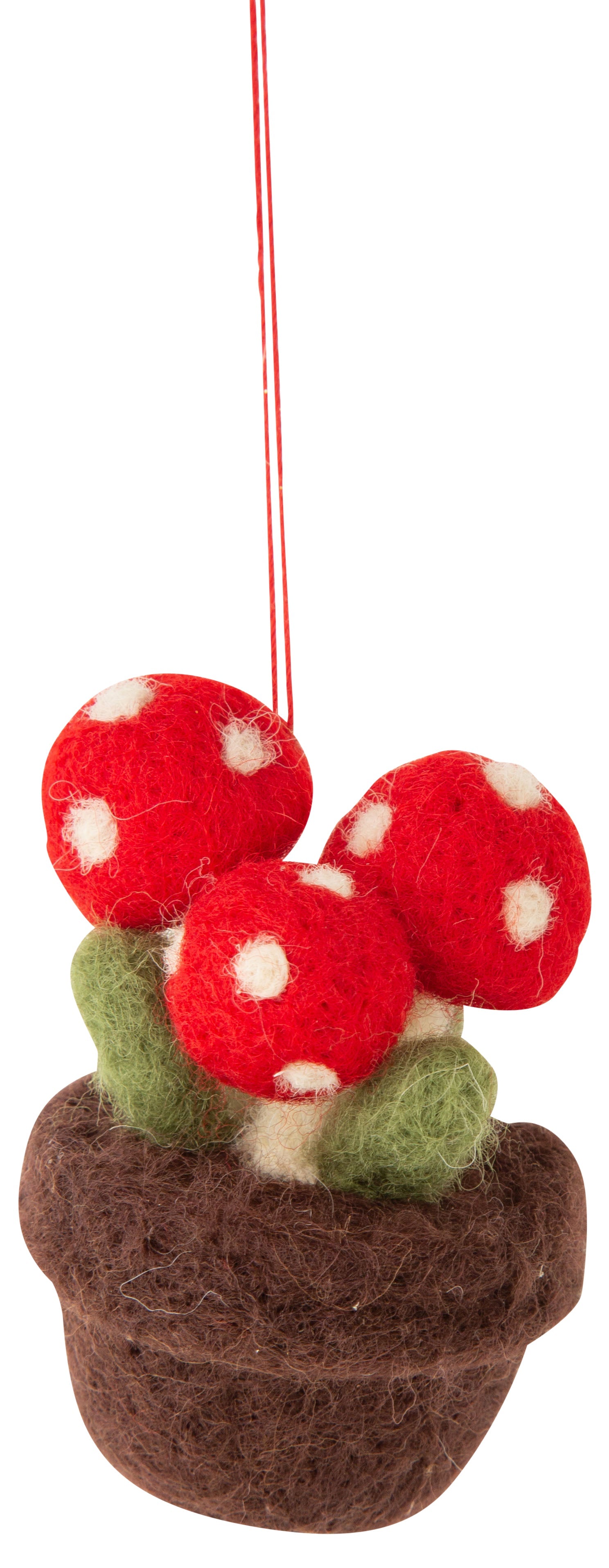 Ornament - Felt Mushroom Trio by Homeportonline