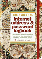 Password Logbook Standard Size Old World