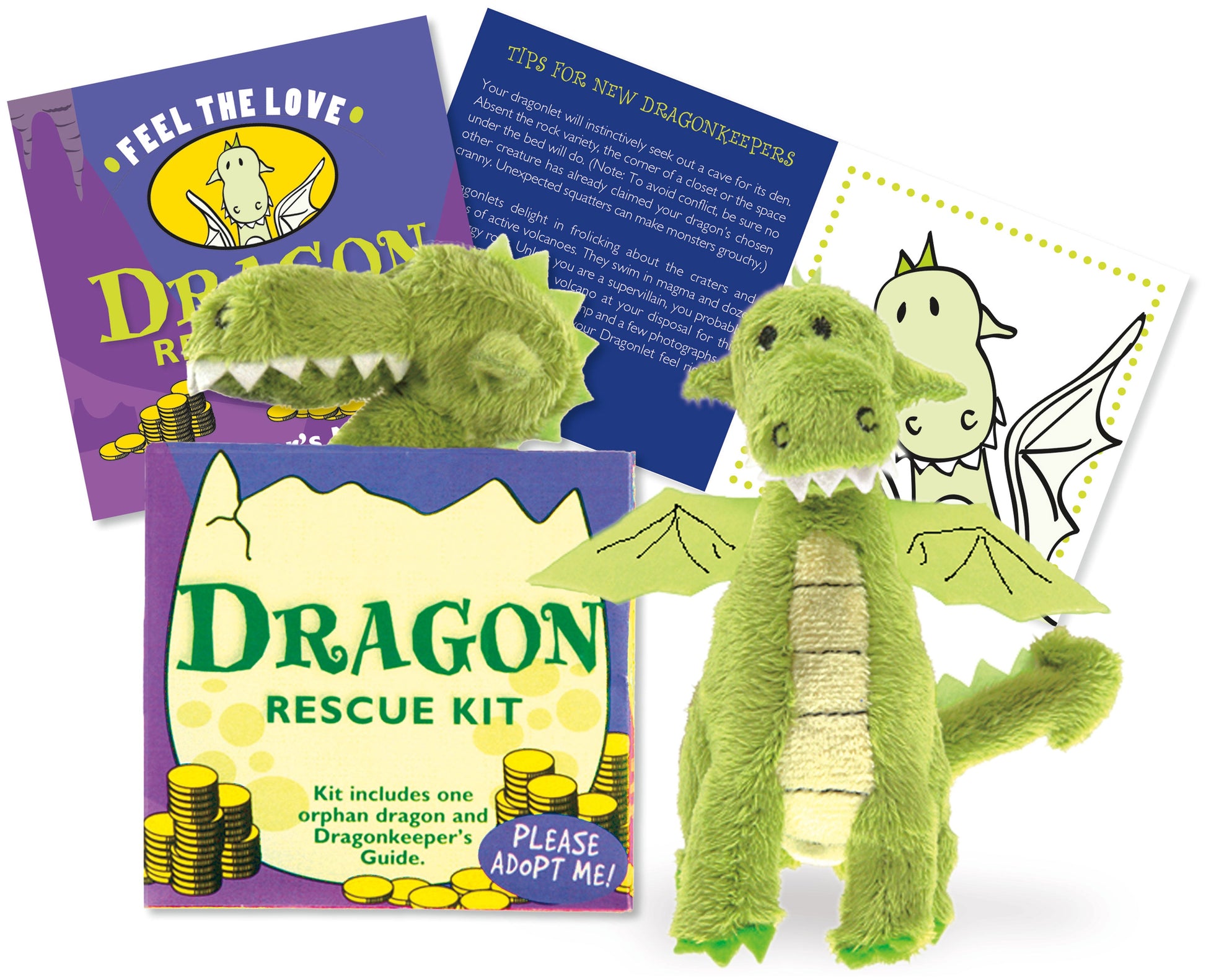 Petites Plush Rescue Kit Dragon by Homeportonline