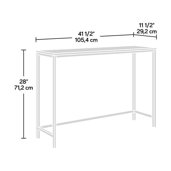 North Avenue Console Table Sindoori Mango Finish by Homeportonline