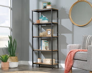 North Avenue Bookcase Tall Five Shelf Sindoori Mango Finish by Homeportonline