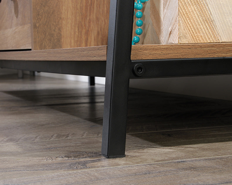 North Avenue 3 Drawer Dresser w/Open Shelves Sindoori Mango Finish by Homeportonline