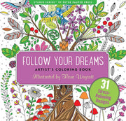 Follow Your Dreams Artist's Coloring Books