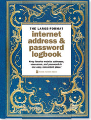 Celestial Large-format Internet Address & Password Logbook