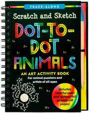 Scratch & Sketch Dot-To-Dot Animals (Trace-Along)